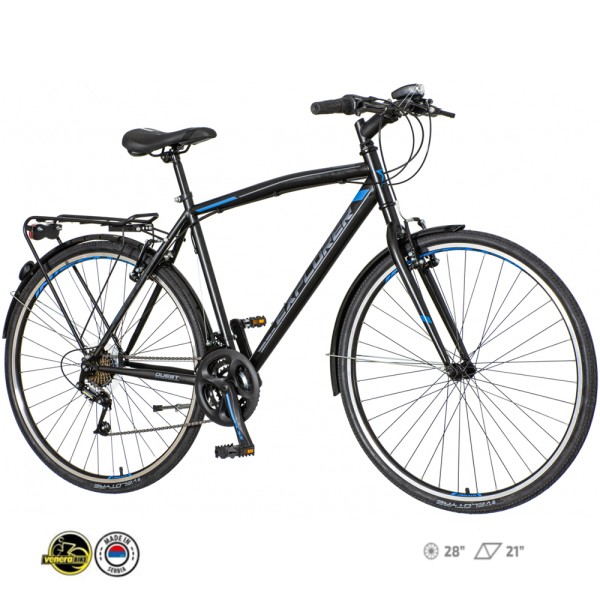 EXPLORER QUEST QES281S 28"/21" велосипед црно син