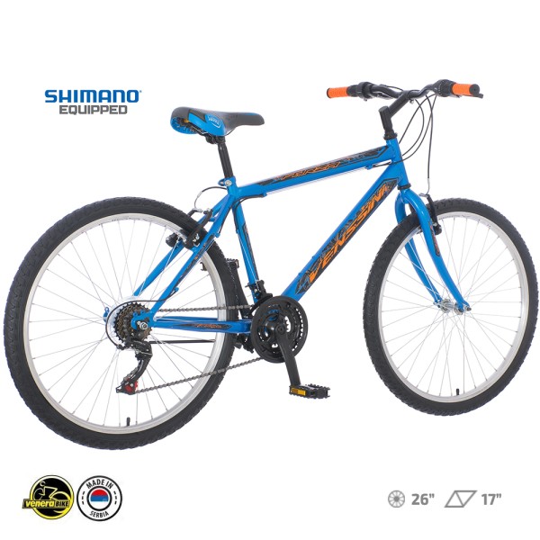 VENSSINI FORZA FOZ261 26"/17" велосипед сино портокалова